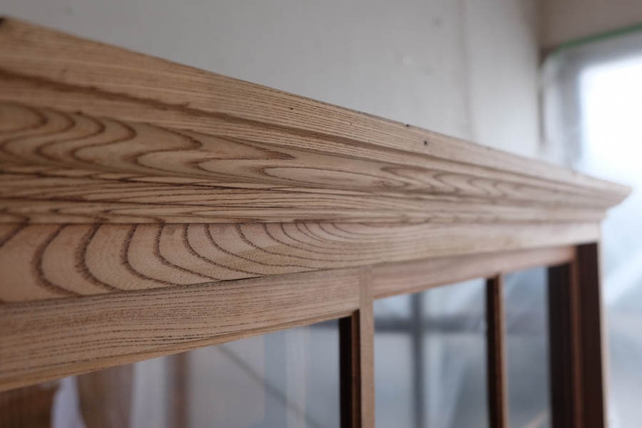 ICCAの日本の古家具の欅の食器棚